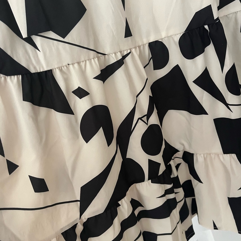 Black and white dress